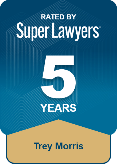 Louisiana Super Lawyers, selected 5 years -- Trey Morris