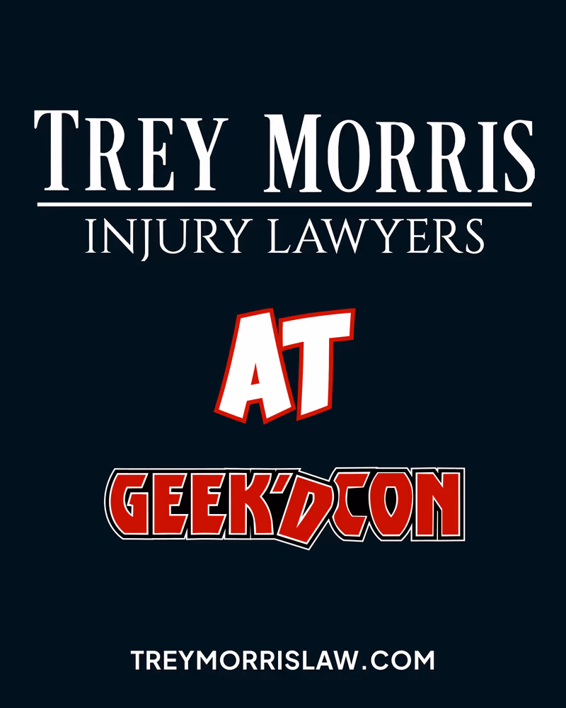 Trey Morris Injury Lawyers at Geek'd Con