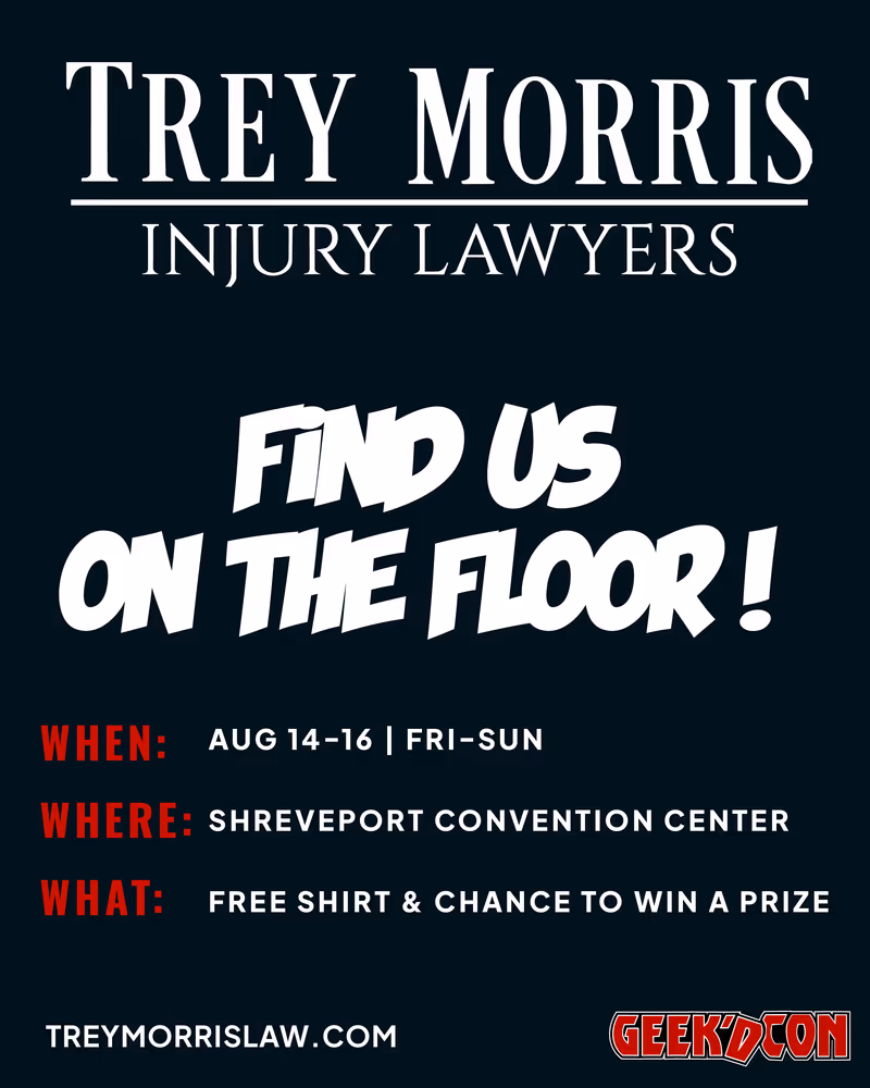 Find us on the floor: August 14-16 at the Shreveport Convention Center, with a free shirt and a chance to win a prize